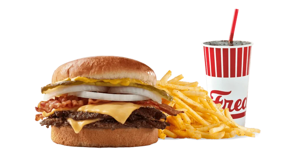 Freddy's Original Bacon and Cheese Double Combo