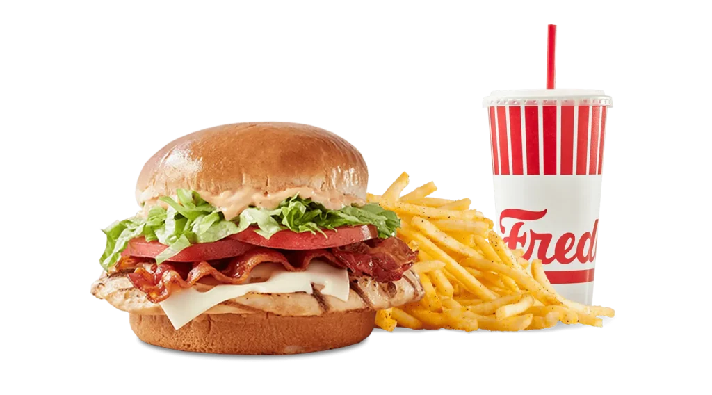 Grilled Chicken Club Sandwich Combo