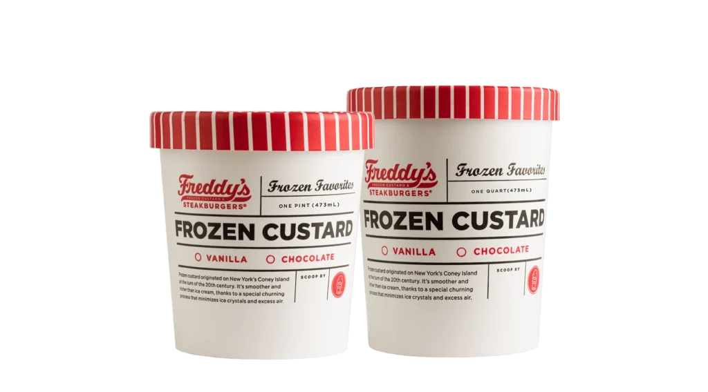 FROZEN CUSTARD 16 Pints & Quarts