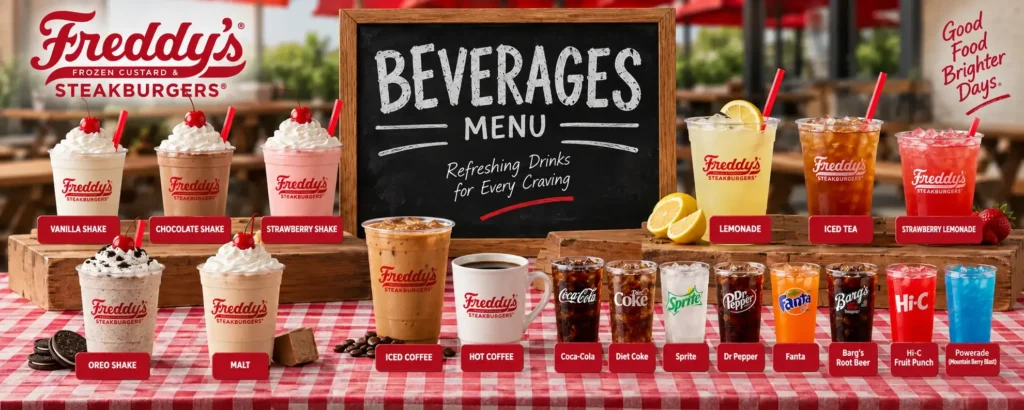 Beverages Menu with Prices